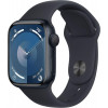 Apple Watch Series 9 GPS 41mm Midnight Aluminum Case w. Midnight Sport Band - M/L (MR8X3) - зображення 1
