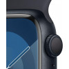 Apple Watch Series 9 GPS 41mm Midnight Aluminum Case w. Midnight Sport Band - M/L (MR8X3) - зображення 3