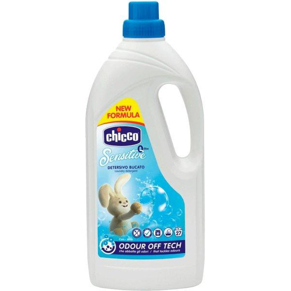 Chicco Жидкий порошок для детского белья Sensitive 1,5 кг (07532.10) - зображення 1