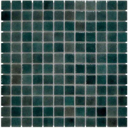 AQUAVIVA Dark Green скляна мозаїка для басейну на сітці (26215)