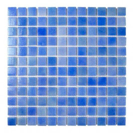 AQUAVIVA Light Blue скляна мозаїка для басейну на сітці (29996)