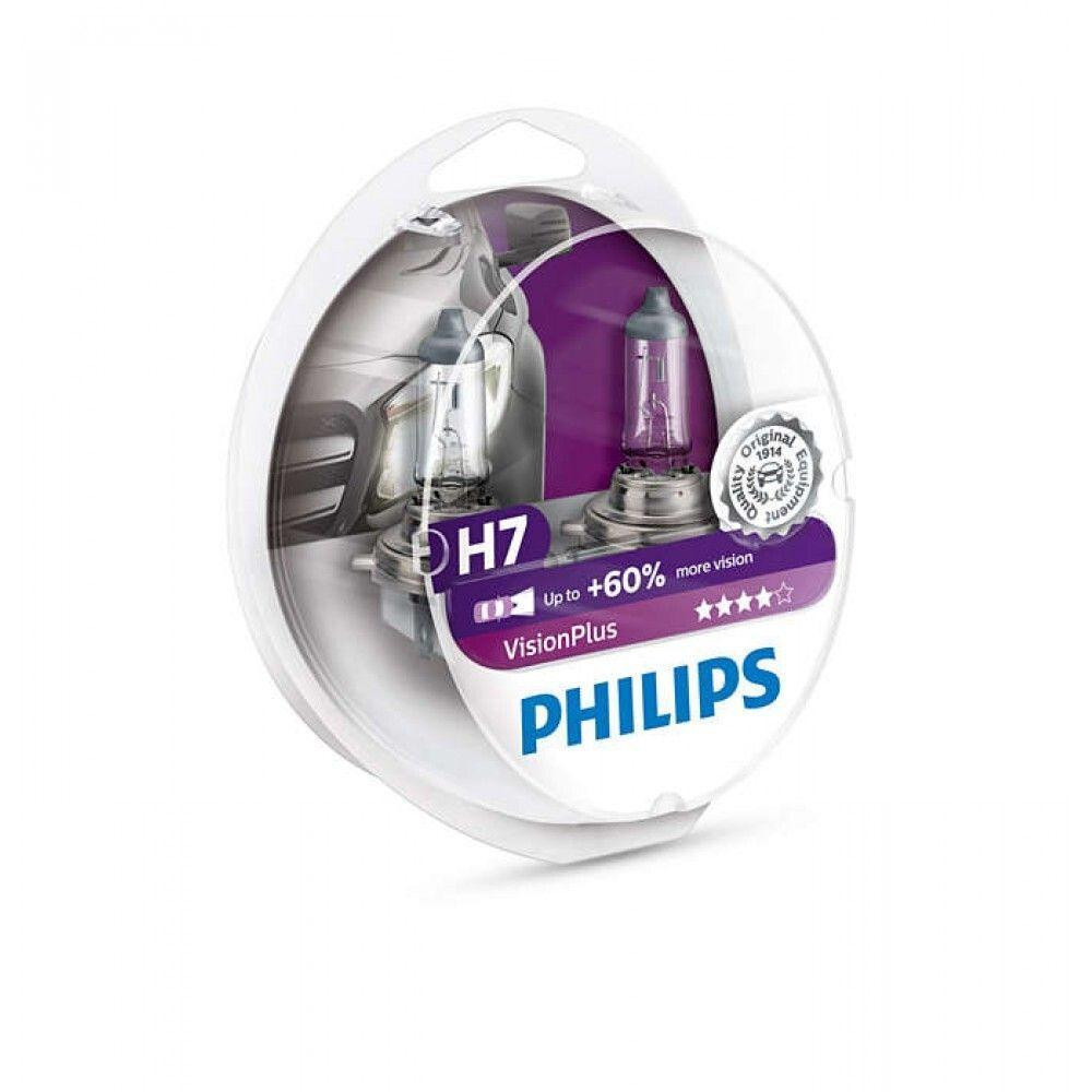 Philips H7 VisionPlus 12V 55W (12972VPS2) - зображення 1