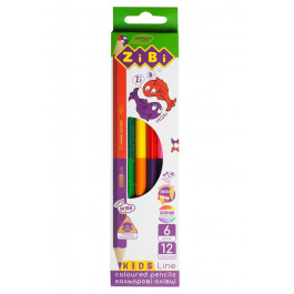 Zibi Kids line Double 6 шт. 12 кольорів (ZB.2462)