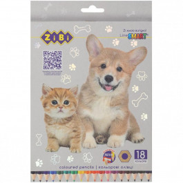 Zibi Dogs&Cats шестигранні 18 кольорів (ZB.2428)