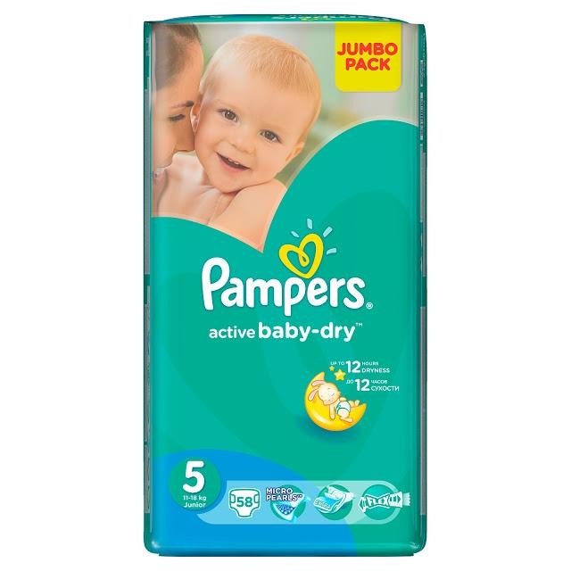 Pampers Active Baby-Dry Junior 5 (58 шт.) - зображення 1