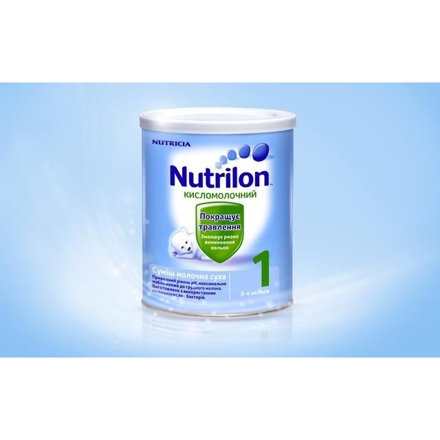 Nutricia Nutrilon 1 кисломолочный, 400 гр - зображення 1