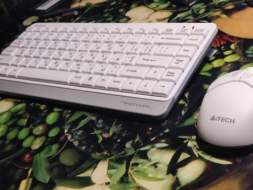 Фото Комплект (клавіатура + миша) A4Tech Fstyler FG1112S White від користувача Maksym Hrushko