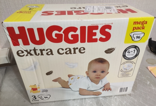 Фото Підгузки Huggies Extra Care 3, 96 шт від користувача 888vital888