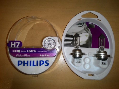 Фото галогенна Автолампа Philips H7 VisionPlus 12V 55W (12972VPS2) від користувача yxxx