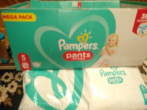 Фото Трусики-підгузники Pampers Pants Junior 5, 96 шт від користувача Odessamebel
