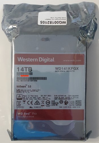 Фото Жорсткий диск WD Red Pro 14 TB (WD141KFGX) від користувача Архімед