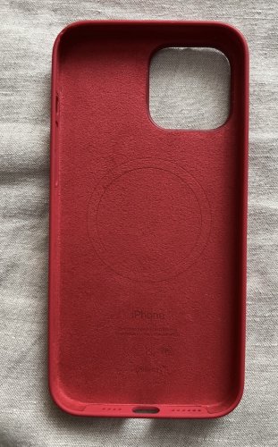 Фото Чохол для смартфона Apple iPhone 13 Pro Max Silicone Case with MagSafe - PRODUCT RED (MM2V3) від користувача Mexanik