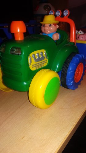 Фото Музична іграшка / Іграшка, що говорить Kiddieland Трактор с причепом (укр) (024753) від користувача Davidos