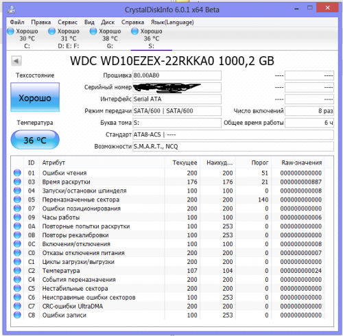Фото Жорсткий диск WD Blue 1 TB (WD10EZEX) від користувача Willi