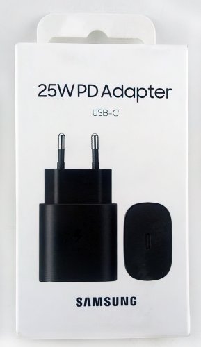 Фото Мережевий зарядний пристрій Samsung 25W PD Power Adapter (w/o cable) Black (EP-TA800NBE) від користувача grindcorefan1