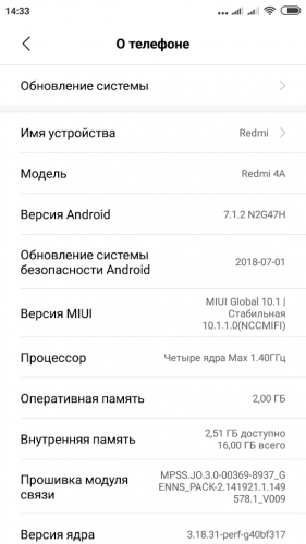 Фото Смартфон Xiaomi Redmi 4A 2/16GB Gray від користувача 