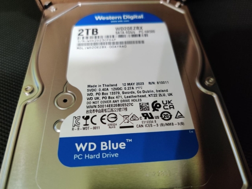 Фото Жорсткий диск WD Blue 2 TB (WD20EZBX) від користувача Burning Money
