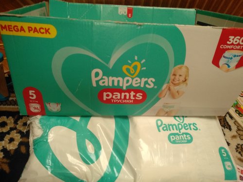 Фото Трусики-підгузники Pampers Pants Junior 5, 96 шт від користувача Odessamebel