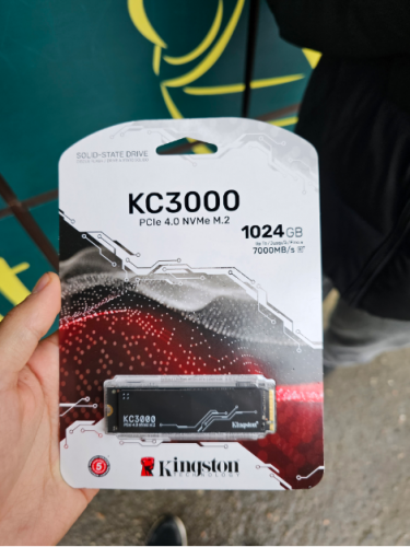 Фото SSD накопичувач Kingston KC3000 1024 GB (SKC3000S/1024G) від користувача Женя Шикида
