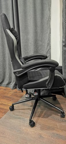 Фото Комп'ютерне крісло для геймера GT Racer X-2324 Fabric Black/Gray від користувача ValPan