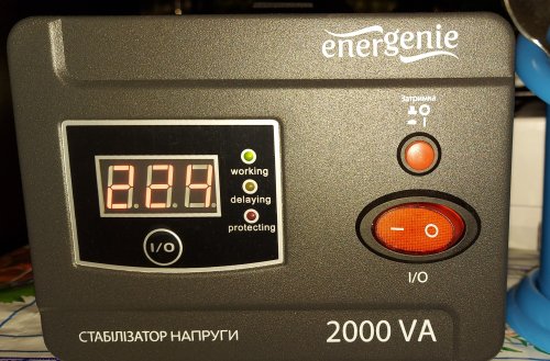 Фото Стабілізатор напруги EnerGenie EG-AVR-D2000-01 від користувача Seethe