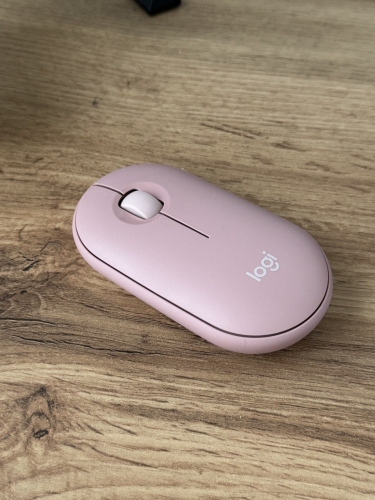 Фото Миша Logitech Pebble Mouse 2 M350s Tonal Rose (910-007014) від користувача poshkins
