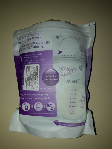 Фото Пакети для грудного молока Philips Avent Пакеты для хранения грудного молока 25х180 мл (SCF603/25) від користувача Esfer