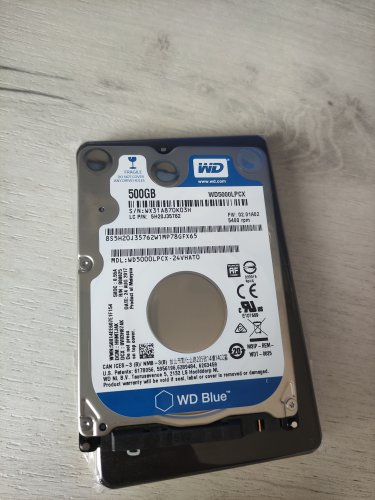 Фото Жорсткий диск WD Blue 2.5" 500 GB (WD5000LPCX) від користувача 888vital888